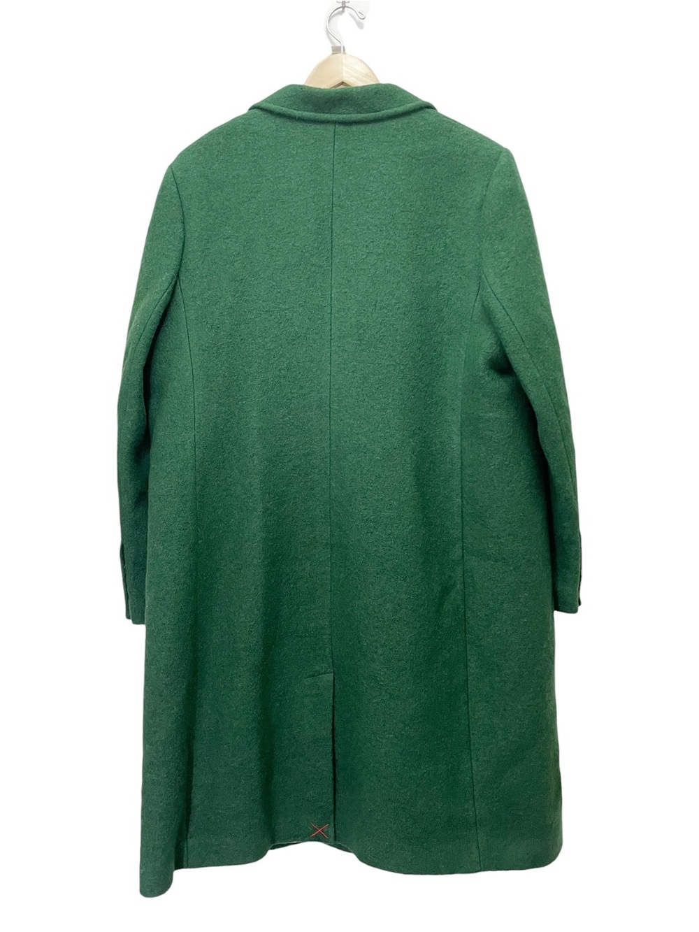 NWT Boden Edinburgh Wool Coat US 20-22R Emerald Green Long Overcoat - Picture 4 of 16